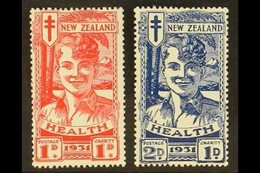 1931 Health Issue, "Smiling Boys" Set, SG 546/7, Fine Mint (2 Stamps). For More Images, Please Visit Http://www.sandafay - Andere & Zonder Classificatie