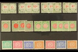 POSTAGE DUES 1899-1949 MINT COLLECTION Presented On A Stock Card That Includes 1899-1900 8d & 1s, 5d, 6d & 10d "Small D" - Otros & Sin Clasificación