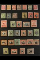 1888-1931 ALL DIFFERENT OLD TIME MINT COLLECTION Presented On Stock Pages. A Generally Fine/very Fine Condition Range. N - Borneo Del Nord (...-1963)