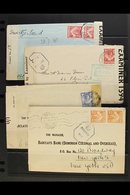 1942-44 CENSOR COVERS SELECTION (1942) Envelope And Original Letter From Sesheke To Zurich, Switzerland, Bearing 1½d Car - Nordrhodesien (...-1963)