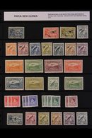 1910-2001 MINT & USED COLLECTION / ACCUMULATION Begins With Range Of NEW GUINEA With 1939 Airmails To 4d Mint, 1931 "O S - Papua New Guinea