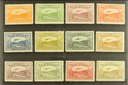1939 Bulolo Goldfields Air Set Complete From ½d To 5s, SG 212/223, Very Fine Mint. (12 Stamps) For More Images, Please V - Papua New Guinea