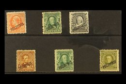 1899-1904 U S Administration "Philippines" Opt'd Mint & Used Selection On A Stock Card With Used 50c & 4c, Mint 1c's, 8c - Filipinas