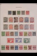 1891-1919 MINT & USED SELECTION On A Well Filled, Two Sided Album Page, We See 1892-4 Values To 8d Mint, 1896-7 & 1897 R - Andere & Zonder Classificatie
