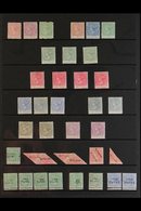 1870-1888 MINT COLLECTION An Attractive Collection Presented On A Stock Page That Includes 1870-82 CC Wmk P12½ 1d Rose,  - St.Cristopher-Nevis & Anguilla (...-1980)