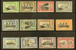 1936 Geo V Pictorial Set, Perforated "Specimen", SG 113s/24s, Fine And Fresh Mint, Large Part Og. (12 Stamps) For More I - Ste Lucie (...-1978)