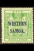 1941 - 2 5s Green Arms, Wmk "single NZ And Star", On Wiggins Paper, SG 194a, Fine Mint.  For More Images, Please Visit H - Samoa