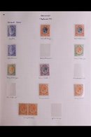 1910-99 FINE MINT/ NEVER HINGED MINT COLLECTION TWO VOLUME COLLECTION - Very Neatly Presented And Written Up, Begins Wit - Zonder Classificatie
