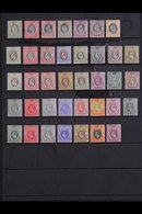 1901-1912 FINE MINT COLLECTION On A Stock Page, ALL DIFFERENT, Includes 1901-02 Set To (ex 1s) To 5s, 1904-09 Most Vals  - Nigeria (...-1960)