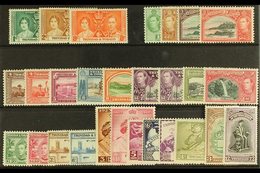 1937-52 COMPLETE KGVI MINT COLLECTION Presented On A Stock Card, A Complete "Basic" Collection From The 1937 Coronation  - Trinidad Y Tobago