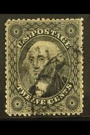 1857 12c Black (plate I), Scott 36, Fine To Very Fine Used For More Images, Please Visit Http://www.sandafayre.com/itemd - Other & Unclassified