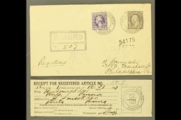 AMERICAN SAMOA 1927 (Dec 27) Registered Cover Franked With 3c Washington & 15c Franklin, Postmarked Pago Pago, Addressed - Sonstige & Ohne Zuordnung