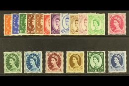 1955-58 St Edwards Crown Complete Definitive Set, SG 540/556, Never Hinged Mint. (18 Stamps) For More Images, Please Vis - Sonstige & Ohne Zuordnung