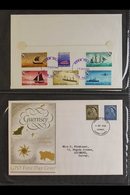 GUERNSEY 1968-2006 FIRST DAY COVERS COLLECTION Housed In Two Cover Albums, With Definitives Incl. High Values, Commemora - Sonstige & Ohne Zuordnung