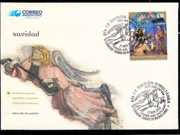 ARGENTINA ARGENTINE 2014 CHRISTMAS,RELIGION ART PAINTING YV 3062 GJ 4075 FDC - Unused Stamps