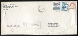 1977 "enveloppe" Buckingham ->Toronto" Registered, See Cancellations - Registration & Officially Sealed