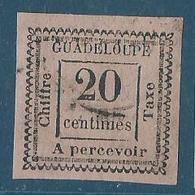 Timbre Taxe Guadeloupe 1879 N°9 - Strafport