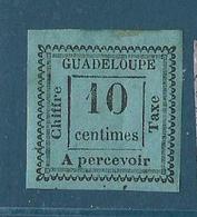 Timbre Taxe Guadeloupe 1879 N°7 - Segnatasse