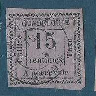 Timbre Taxe Guadeloupe 1879 N°8 - Timbres-taxe