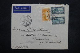 SYRIE - Enveloppe De Damas Pour Monaco En 1937 Par Avion, Affranchissement Plaisant - L 27811 - Briefe U. Dokumente