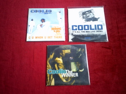 COOLIO  ° COLLECTION DE 3 CD  SINGLE  2  TITRES - Collections Complètes