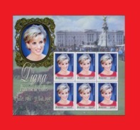 BURUNDI 2007 - 1997 - LADY DIANA DIANNA PRINCESS OF WALES PRINCESSE DE GALLES - RARE- S/S MNH - Unused Stamps