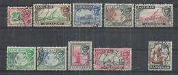 TEN AT A TIME - ZANZIBAR - LOT OF 10 DIFFERENT - POSTALLY USED OBLITERE GESTEMPELT USADO - Zanzibar (...-1963)