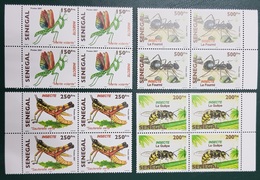 SENEGAL 2007 2010 BLOC BLOCK 4 - INSECTS INSECTES ANT ANTS FOURMI FOURMIS GUEPE MANTE RELIGIEUSE MANTIS - RARE -  MNH ** - Abeilles