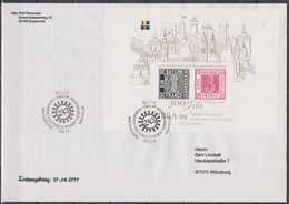 BRD FDC 1999 Nr.2041 Block 46 Internationale Briefmarkenausstellung IBRA Nürnberg  (dg 257 )  Günstige Versandkosten - 1991-2000