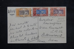 DAHOMEY - Affranchissement De Cotonou Sur Carte Postale En 1938 Pour Les Usines Renault - L 27858 - Storia Postale