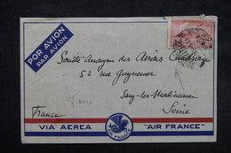 URUGUAY - Enveloppe De Montevideo Par Avion Pour La Société Caudron , Affranchissement Plaisant - L 27863 - Uruguay