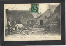 CPA Ferme Fermes à La Campagne Métier Circulé Granville Normandie - Fermes