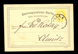 Austria, Edition For Poland - Stationery Sent To Olmitz? 17.02. 1876 / 2 Scans - Sonstige & Ohne Zuordnung
