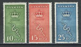 Dänemark Mi 177-79 * MH - Luftpost