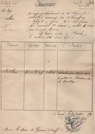 VP14.663 - MILITARIA - VANNES  X GUEMENE 1896 - Avis - Etat - Major - Etinéraire - Voiture Du Président De La République - Documenti
