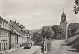 AK Grünhain Bäckerei Ikarus A Beierfeld Aue Schwarzenberg Lauter Bernsbach Elterlein Raschau Schwarzbach Erzgebirge DDR - Gruenhain