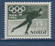 SPEED SKATING EISSCHENELTLAUF OLYMPIC GAMES OSLO 1952 MLH  MI 372 - Inverno1952: Oslo