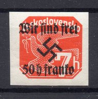 CZECHOSLOVAKIA - SUDETENLAND   1938  , MNH - Ongebruikt