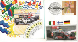 Australian F1 Grand Prix, Enveloppe Spéciale Adelaide Street Circuit 1988 - Bolli E Annullamenti