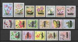CONGO BELGE - FLORE - SERIE YVERT N° 382/399 ** MNH - COTE = 72.5 EUR. - - Other & Unclassified