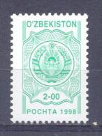 1998. Uzbekistan, Definitive, 2-00, 1v Mint/** - Uzbekistan