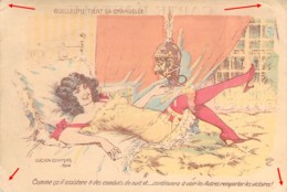Guillaume Tient La Chandelle Devant Une Prostituée Se Moquant De Lui Illustration De Lucien Coppens - Humoristiques