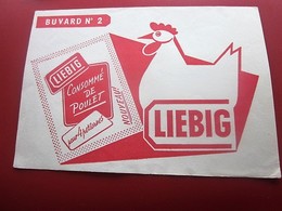 POTAGE CONSOMME DE VOLAILLE LIEBIG - BUVARD Collection Illustré Publicitaire Publicité Alimentaire Potages & Sauces - Suppen & Sossen