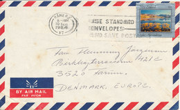 New Zealand Air Mail Cover Sent To Denmark 10-2-1984 - Airmail