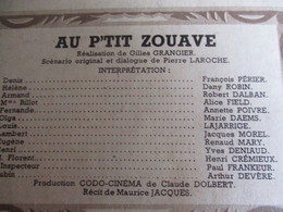 Cinéma/Revue/Mon Film/"Au P'tit Zouave"/François PERIER,Dany ROBIN/NCodo Cinéma/Gilles GRANGIER/Marie DAEMS/ 1950 CIN100 - Sonstige & Ohne Zuordnung