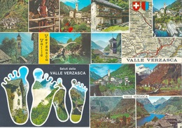 Valle Verzasca - Multivue  (4 Karten)           Ca. 1980 - Verzasca