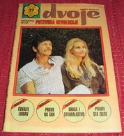 Charles Bronson Jill Ireland - DVOJE Yugoslavian September 1981 VERY RARE - Magazines