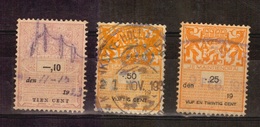 Nederlands Dutch JE MAINTIENDRAI REVENUES STAMPS (A_4273) USED STAMPS - Fiscales