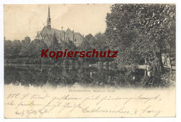 Holzminden Mittlerer Teich Gel. 1904 Postkarte Ansichtskarte - Holzminden