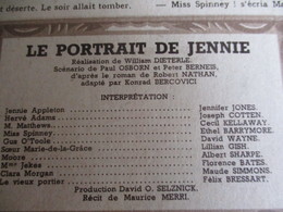 Cinéma/Revue/Mon Film/"Le Portrait De Jennie "/Jennifer JONES, Joseph COTTEN/Prod Selznick/William DIETERLE/1951  CIN101 - Sonstige & Ohne Zuordnung